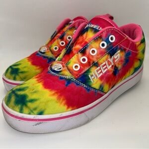 Heely’s Women’s 6 Girls 5 Eur 36.5  Tie Dye Sneakers Skate Wheel Shoes